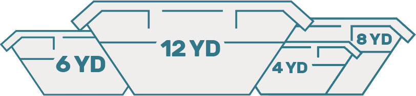 Company van collecting commercial waste at a business premises exterior