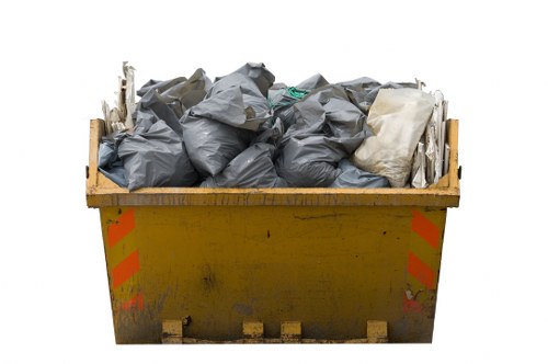 Waste management process in a commercial setting