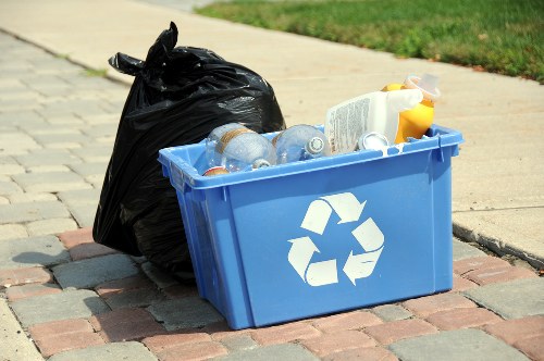 Clean business environment after waste removal